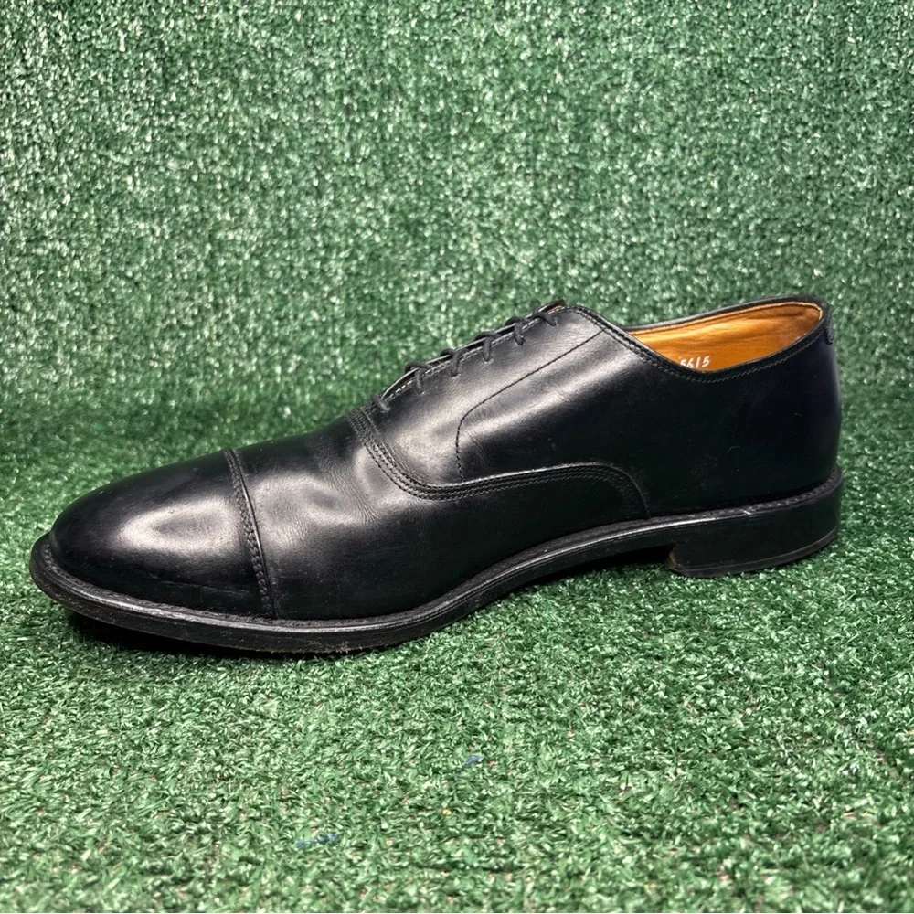 Allen Edmonds Shoes Men’s Size 11.5 B Black Park Avenue Leather‎ USA Cap Toe